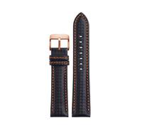 Breyhda Cinturino in pelle con fibra di carbonio - Cinturino di ricambio moderno da 18 mm a 24 mm con kit di installazione,20mm