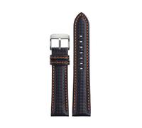 Breyhda Cinturino in pelle con fibra di carbonio - Cinturino di ricambio moderno da 18 mm a 24 mm con kit di installazione,20mm