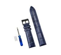 Breyhda Cinturino per orologio in pelle con fibbia in acciaio - Kit di sostituzione completo da 12 mm a 24 mm con strumento di sostituzione,20mm
