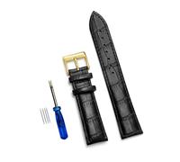 Breyhda Cinturino per orologio in pelle con fibbia in acciaio - Kit di sostituzione completo da 12 mm a 24 mm con strumento di sostituzione,20mm
