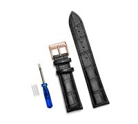 Breyhda Cinturino per orologio in pelle con fibbia in acciaio - Kit di sostituzione completo da 12 mm a 24 mm con strumento di sostituzione,20mm