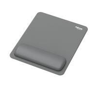 Breyta Mousepad Poggia Polso - Grigio, cuscino poggia polso con tecnologia Silicone HEX Cushion e tappetino mouse, retro antiscivolo, per computer, laptop. Ideale per casa, ufficio e gaming