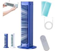 Brezamax Ac, Breezamax Qinux Brizaac, Breeza Max Air Cooler - Sconfiggi All'istante Il Caldo Torrido e L'umidità, Potente Ventilatore Elettrico Portatile per La Circolazione Dell'aria(Blue-1pcs)