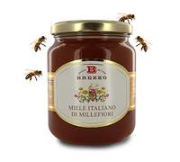 Brezzo Miele Italiano Millefiori, 500 Grammi