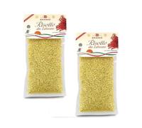 Brezzo | Risotto Zafferano Riso Carnaroli | Preparato Risotto Zafferano Sottovuoto Senza Glutammato - 2 x 300 Gr