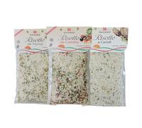 Brezzo Tris di Risotti da 300g agli Asparagi, Carciofi e Contadina