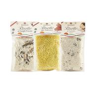 Brezzo Tris di Risotti da 300g ai Funghi Porcini, Tartufo e Zafferano