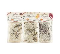 Brezzo Tris di Risotti da 300g al Radicchio, Zucca e Funghi Porcini