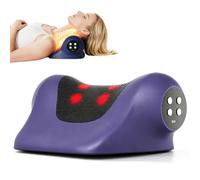 BRGD Massaggiatore Cervicale con Calore 3 Temperature, Massaggiatore Elettrico per Schiena Shiatsu per Letto, Divano o Tappetino da Yoga, Batteria da 2000mAh