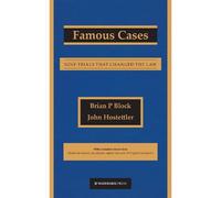 Brian Block John Hostettler Famous Cases (Tascabile)