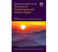 Brian Broughman Research Handbook on the Structure of Private (Copertina rigida)