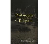 Brian Davies Philosophy of Religion (Tascabile)