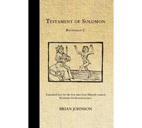 Brian Johnson The Testament of Solomon (Tascabile)