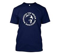 Brian Jonestown Massacre Tour Logo New - Custom Men's Black T-Shirt Tee L Navy