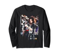 Brian May Chitarrista dei Queen Freddie Mercury Tribute Wembley Maglia a Manica