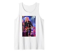 Brian May Chitarrista Queen & Adam Lambert di Dick Barnatt Canotta