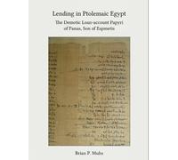 Brian P. Muhs Lending in Ptolemaic Egypt (Copertina rigida)