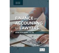 Brian Peter Bri Finance and Accounting for Lawyers, 2nd Edit (Copertina rigida)