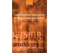 Brian Roark Richar Computational Approaches to Morphology an (Copertina rigida)