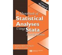 Brian S. Everitt Handbook of Statistical Analyses Using Stata (Tascabile)