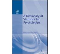 Brian S. Everitt Til Wyk A Dictionary of Statistics for Psychologis (Tascabile)