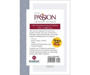 Brian Simmons The Passion Translation Old Testament Special Edition (Tascabile)