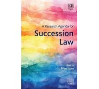 Brian Sloan A Research Agenda for Succession Law (Copertina rigida)