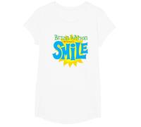 Brian Wilson - Smile Maglietta, Ragazze, Bianco, XS