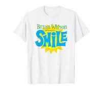 Brian Wilson - Smile Maglietta, Uomo, Bianco, 6XL