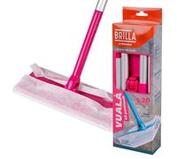 Briancasa Attrezzo lavapavimento Vualà con 20 Panni 3 Pezzi