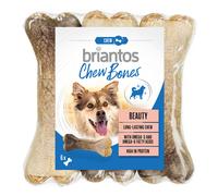 Briantos Chew Bone Beauty con acidi grassi Omega 3 e 6 Snack per cane - Set %: 12 x 12 cm (660 g)