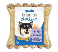 Briantos Chew Bones con Anatra e Mela Snack per cane - 6 x 12 cm (330 g)