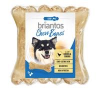 Briantos Chew Bones con Pollo e Banana Snack per cane - 6 x 12 cm (330 g)