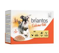 Briantos Delicious Paté 48 x 100 g Umido per cane - Pollo