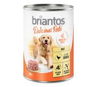 Briantos Delicious Paté 24 x 400 g Umido per cane - Pollo