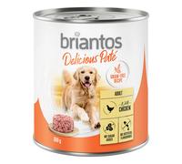 Briantos Delicious Paté 24 x 800 g Umido per cane - Pollo