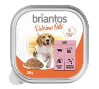 Briantos Delicious Paté 9 x 300 g Umido per cane - Manzo