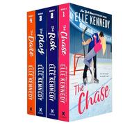 Briar U Series 4 Libri Collection Set di Elle Kennedy (The Chase, The Risk, The Play, The Dare)
