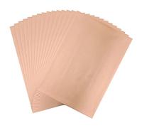 Briartw Confezione da 50 fogli di carta laminata a caldo, 20 x 29 cm, per stampanti laser e plastificatrici, per scrapbooking, artigianato, creazione di biglietti, album fai da te (oro rosa, 50 fogli)