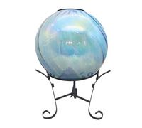 Briarwood Lane Sfera di vetro solare LED blu perlescente