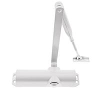 Bricard 6131101 Chiudiporta Tecnologia Pignone, Forza 2-4 (fino a 80 kg), Braccio Standard, Bianco