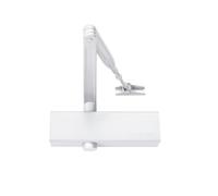 Bricard 6201101 Chiudiporta Tecnologia Pignone, Forza 2-4 (fino a 80 kg), Braccio Standard, CE, Bianco