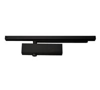 Bricard 6201153 Chiudiporta idraulico forza 3 (60kg), braccio scorrevole/antivandalisma, CE, tagliafuoco, conforme alla norma 1154, nero
