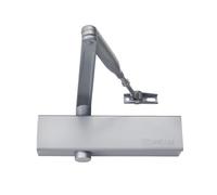 Bricard 6201207 Chiudiporta idraulico forza 2-4 (80kg), braccio standard, CE, tagliafuoco, conforme alla norma EN 1154, argento