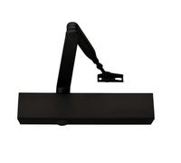Bricard 62013033 Chiudiporta idraulico forza 2-6 (120kg), braccio standard, CE, tagliafuoco, conforme alla norma EN 1154, nero