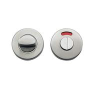 Bricard 667027 - Coppia di rosette in acciaio inox per coperchio wc, con spia luminosa