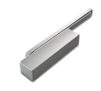 Bricard 6721027 Chiudiporta con cerniera, Forza 2-5,Tecnologia a Camma, Argento, opposto Montaggio invertito lato palmelle