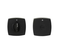 Bricard 8009086 Coppia di rosette nero opaco zamack eVidence porta del bagno