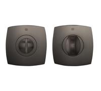 Bricard 80090T6 - Coppia di rosette in titanio zamack eVidence, porta del bagno