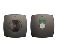 Bricard 80090T7 - Coppia di rosette in titanio zamack eVidence, porta del WC